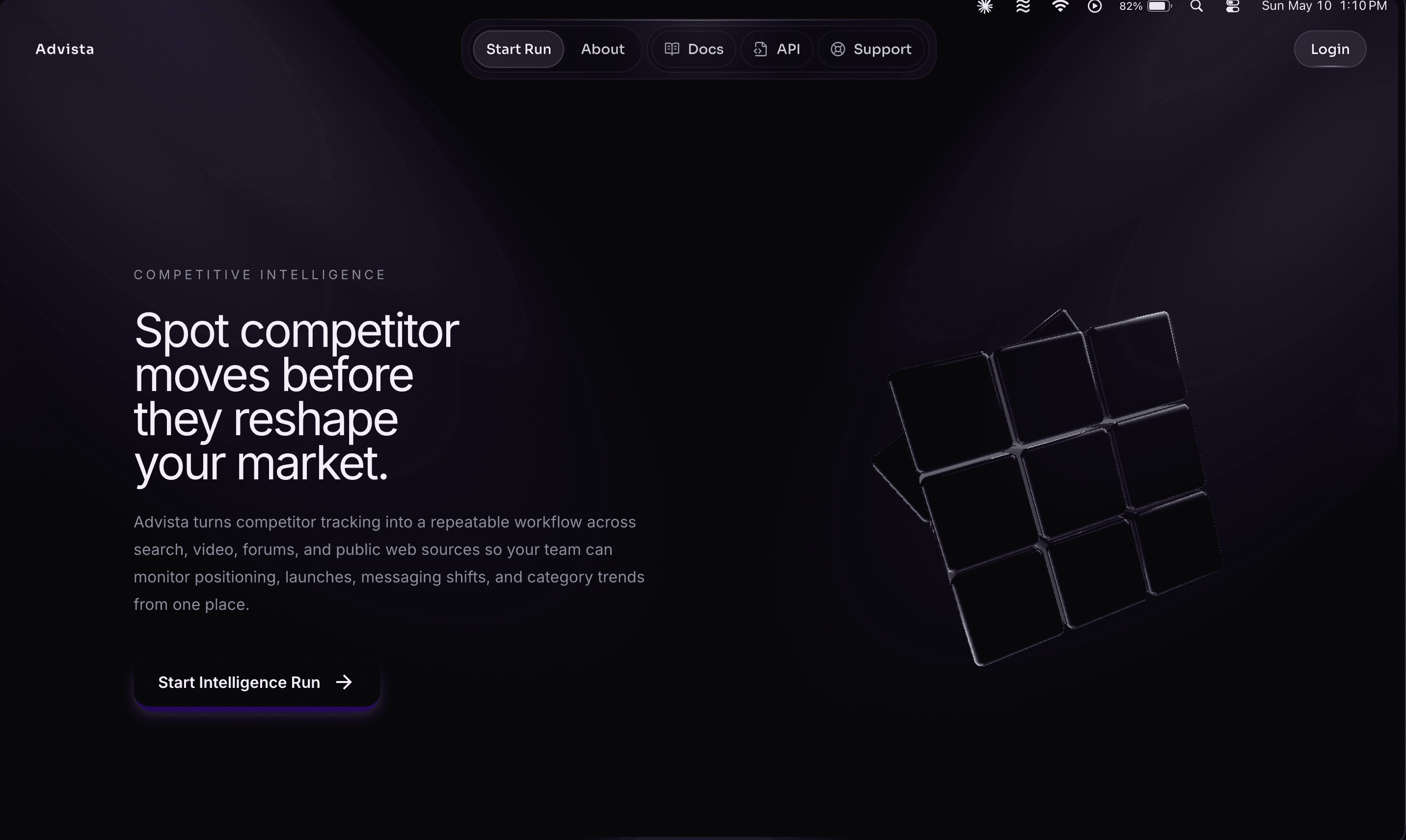 Advista screenshot